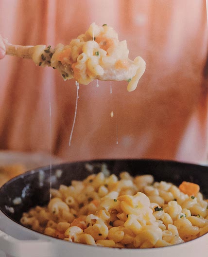 One Pan Sweet Potato Mac and Cheese