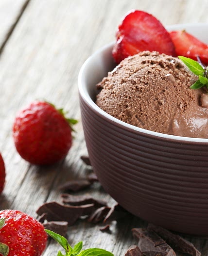 Chocolate Covered Strawberry Sorbet