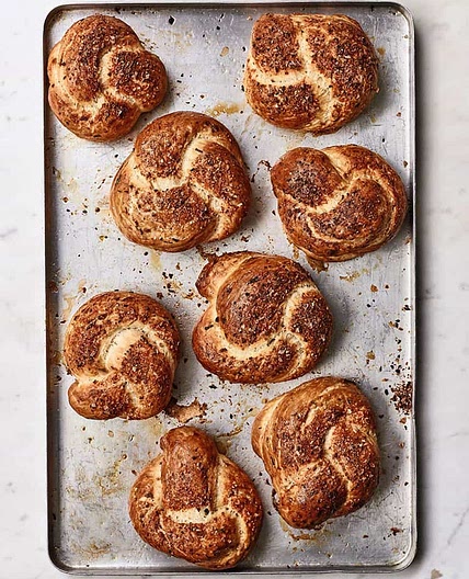 Onion Pretzels · Nadiya Hussain