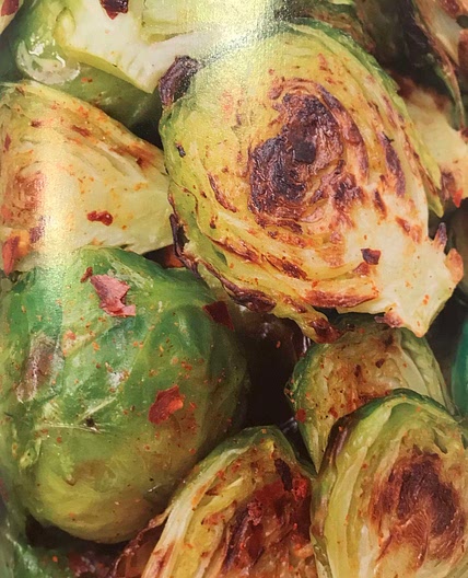 Maple Roasted Brussels Sprouts