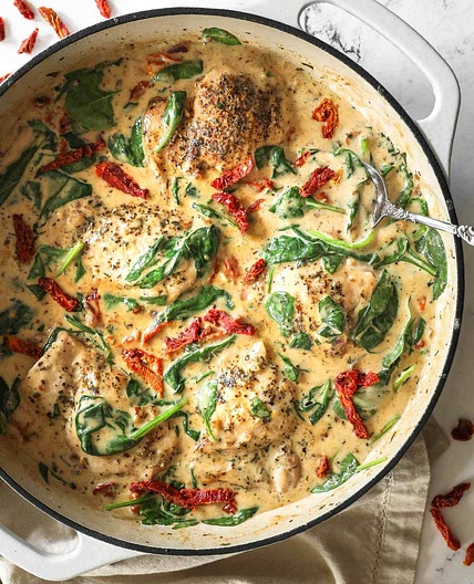 Creamy Tuscan Chicken (Dairy Free)