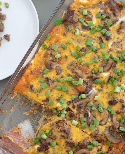 Creamy Sausage Breakfast Casserole (GF)