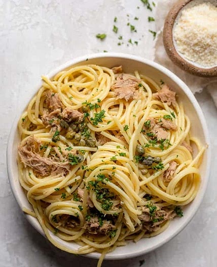 Tuna Lemon  Pasta  