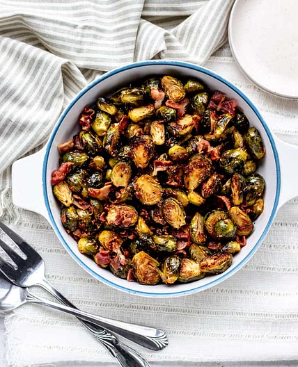Maple Bacon Brussel Sprouts