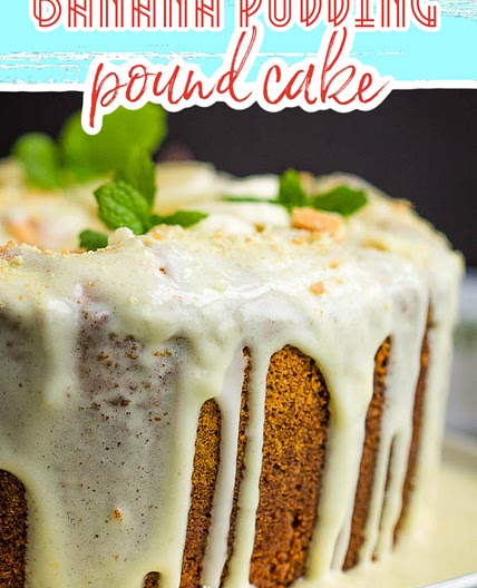 BEST BANANA PUDDING POUND CAKE WITH AMARETTO LIQUEUR
