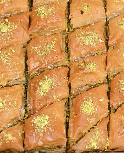 Homemade Pistachio Baklava