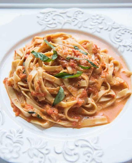 Roasted Red Pepper Cream Sauce