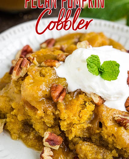 Pecan Pumpkin Cobbler recipe