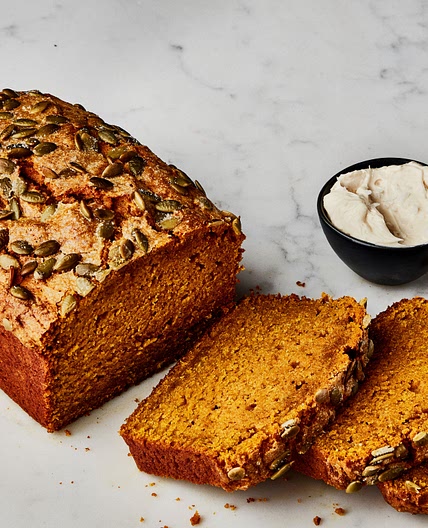 Pumpkin Bread with Maple Butter
