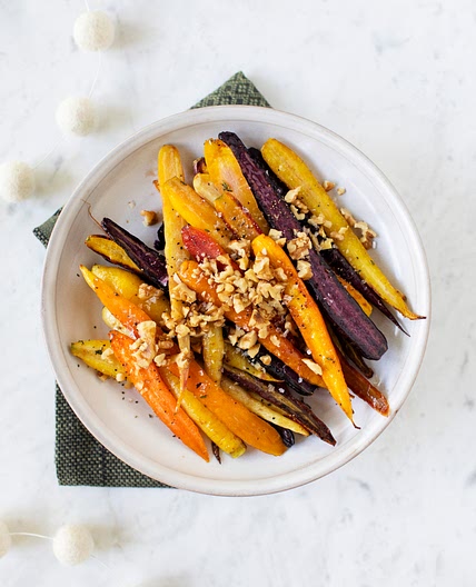 Honey Balsamic Roasted Carrots