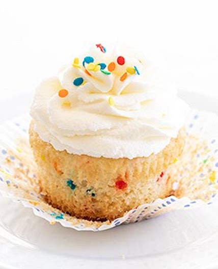 Homemade Gluten Free Funfetti Cupcakes