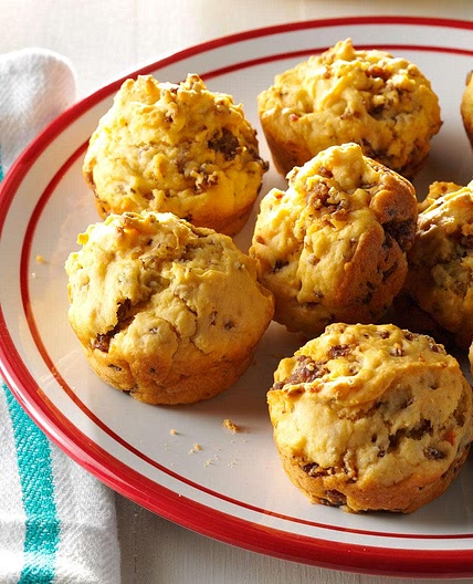 Sausage cheese muffins