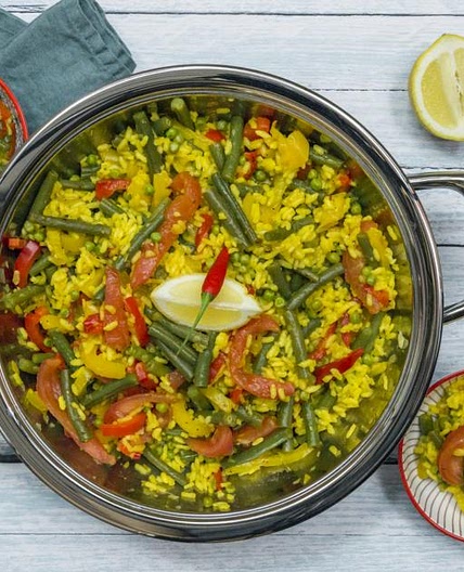 Paella di verdure