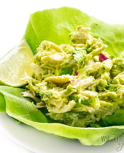 Avocado Chicken Salad Recipe (6 Ingredients!)