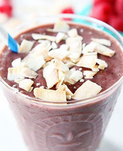 Raspberry Coconut Smoothie