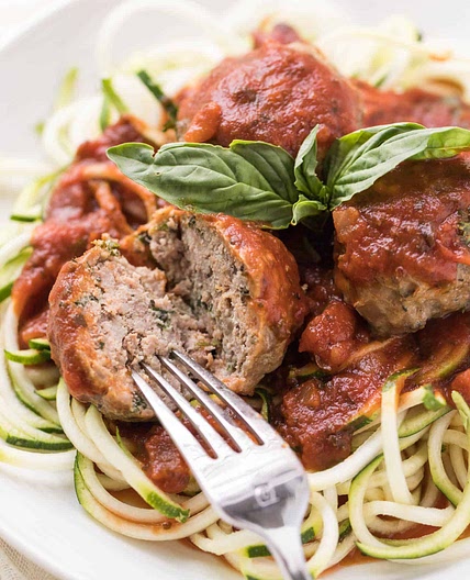 Italian Meatballs without Breadcrumbs (Keto & Whole30)