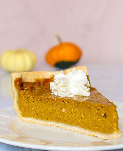 Easy vegan pumpkin pie