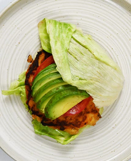 Keto Tuna Avocado Burgers