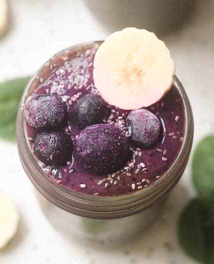 Spinach Blueberry Smoothie