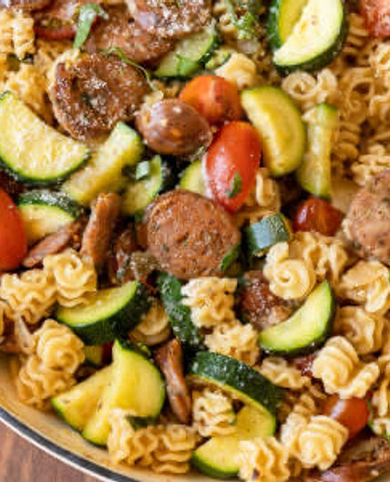 Chicken Zucchini Pasta Skillet