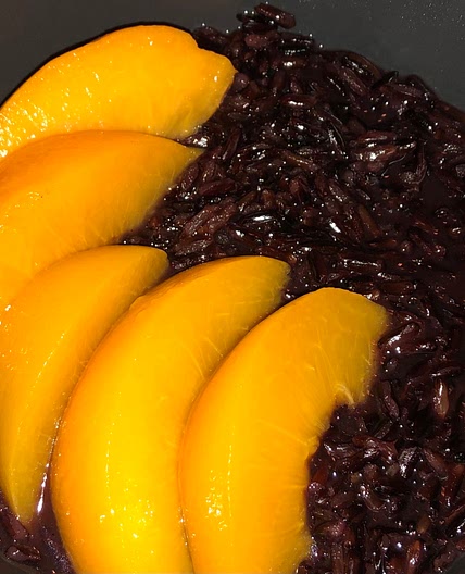 Black Rice Pudding 
