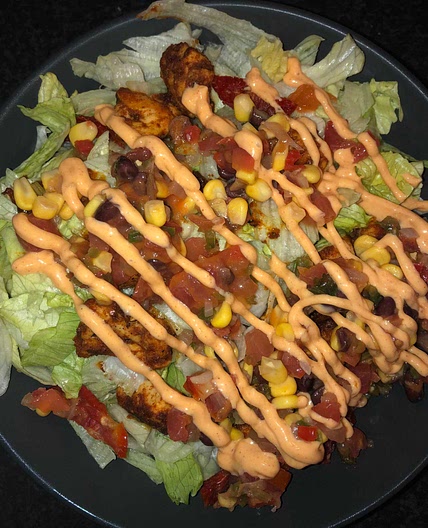 Mexican Chicken Salad Low Carb 