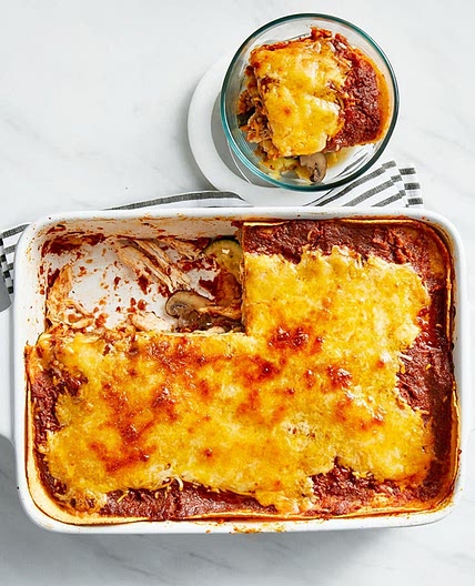 Shredded Chicken Enchilada Casserole