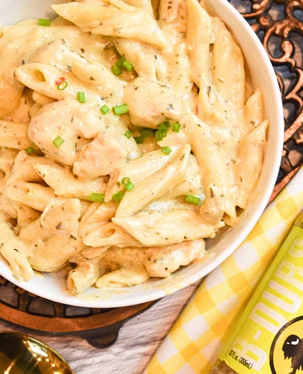 Garlic Parm Chicken and Pasta