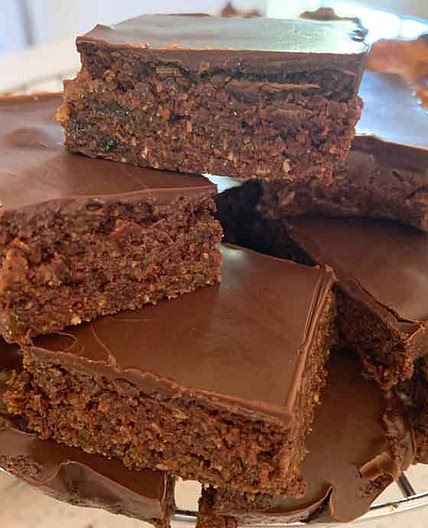 Healthy Chocolate Weetbix Slice