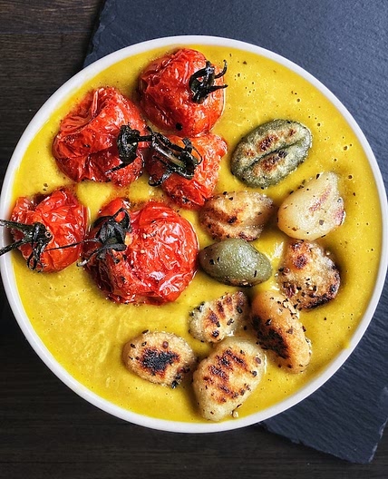 Vegan Pumpkin Soup with Coconut Milk