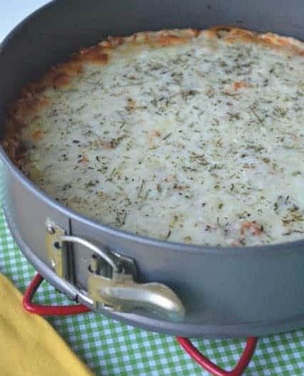 Spaghetti Pizza Pie