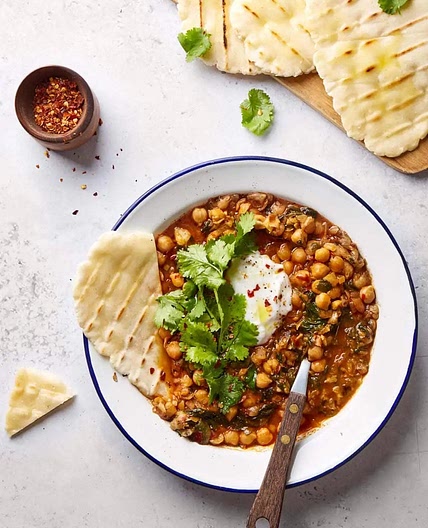 harissa and chickpea stew