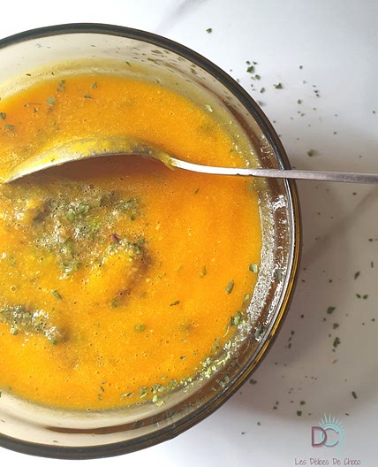 Soupe orange vitaminée