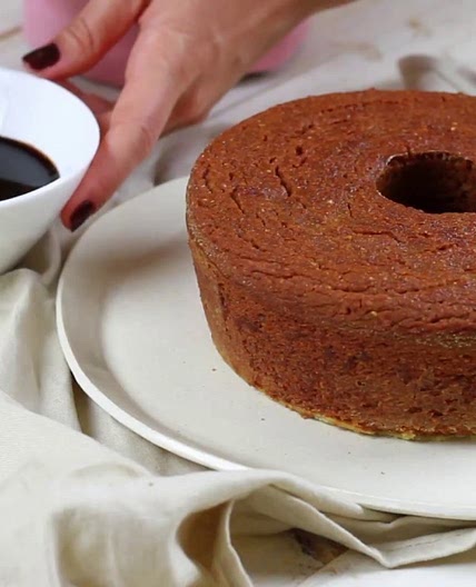 Bolo de Cenoura Saudável Vegano
