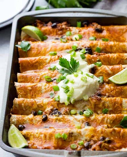 Ground Turkey Enchiladas 