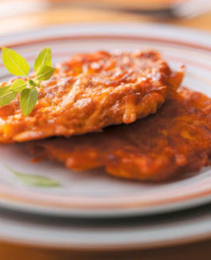 Curried Sweet Potato Latkes