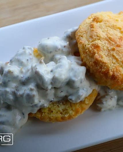 Ketogenic Biscuits and Gravy