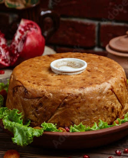 Shah pilaf (traditional Azerbaijani dish)