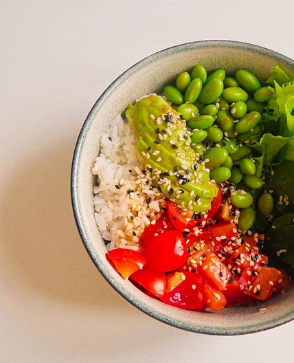 How to make a trout poke bowl