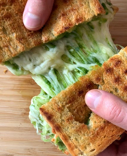 ROCKET PESTO GRILLED CHEESE