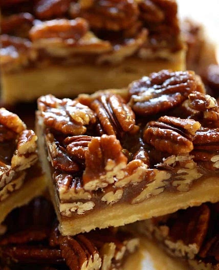 Beth's Pecan Bar Recipe with Shortbread Crust