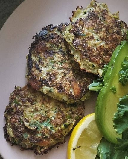 Cheesy Zucchini Fritters