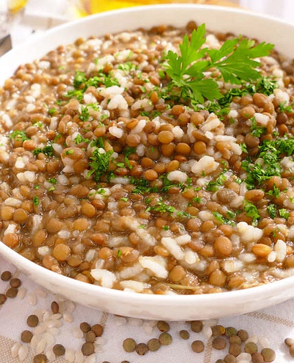 Arroz con lentejas