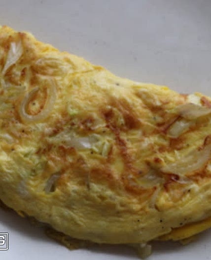Cabbage/Onion Omelet