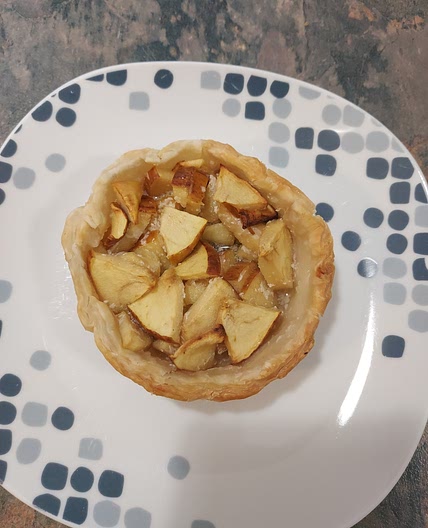 Leftover Puff Pastry Apple Tart