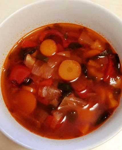 Tomatisierte Gemüsesuppe