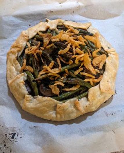 Green Bean Casserole Galette
