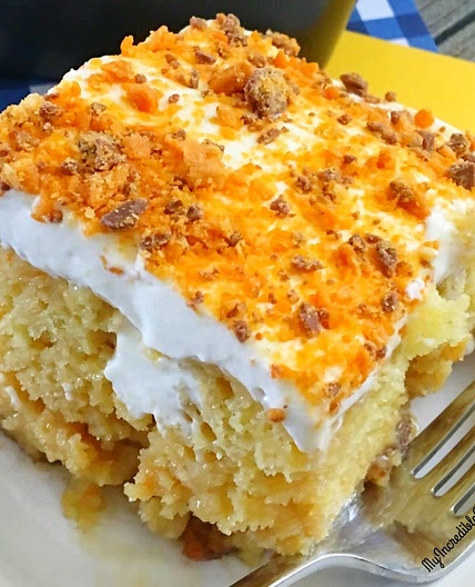 Butterfinger Ecstasy Cake