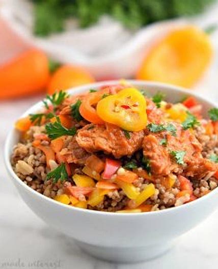 Sweet and Spicy Salmon Rice Bowl