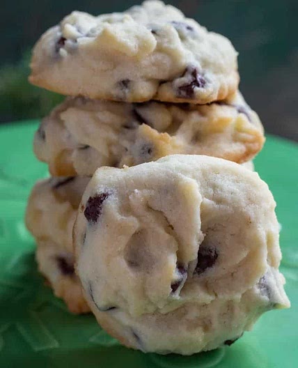 Whipped Chocolate Chip Shortbread